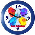 Betta Splendens Clock