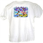 Lake Malawi Cichlid Shirt Back Design