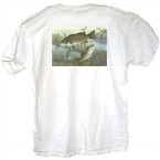 Smallmouth bass Shirt, Back Design